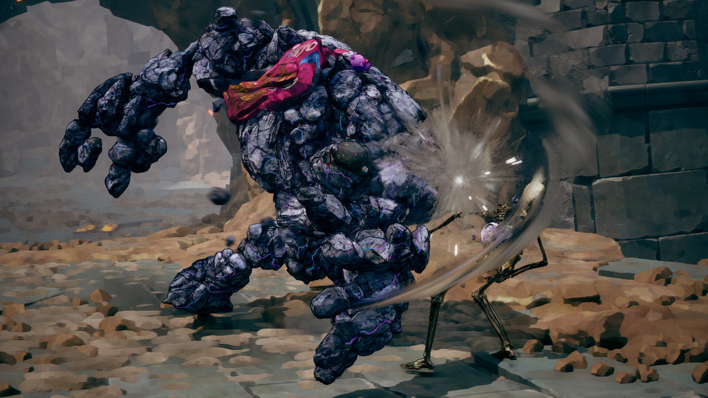 魔像風格:能將成群敵人擊飛的強韌風格