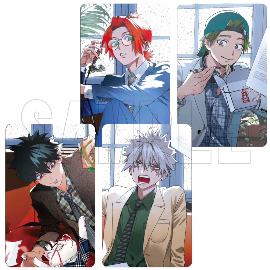 購買《惡靈剋星》漫畫任一,即贈「特典卡」一張,共4款隨機贈。