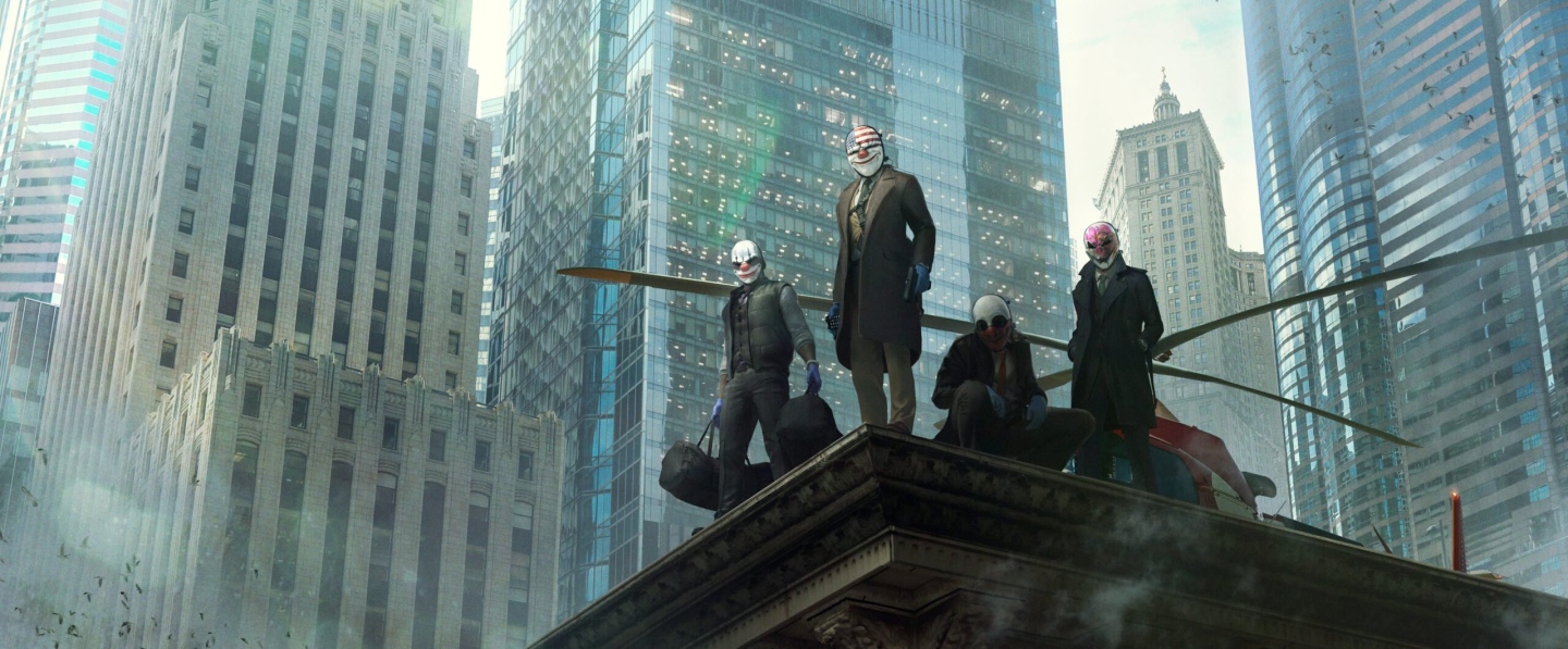 Starbreeze 團隊為預計將於 2023 年推出的《劫薪日3》公開首張美術概念圖