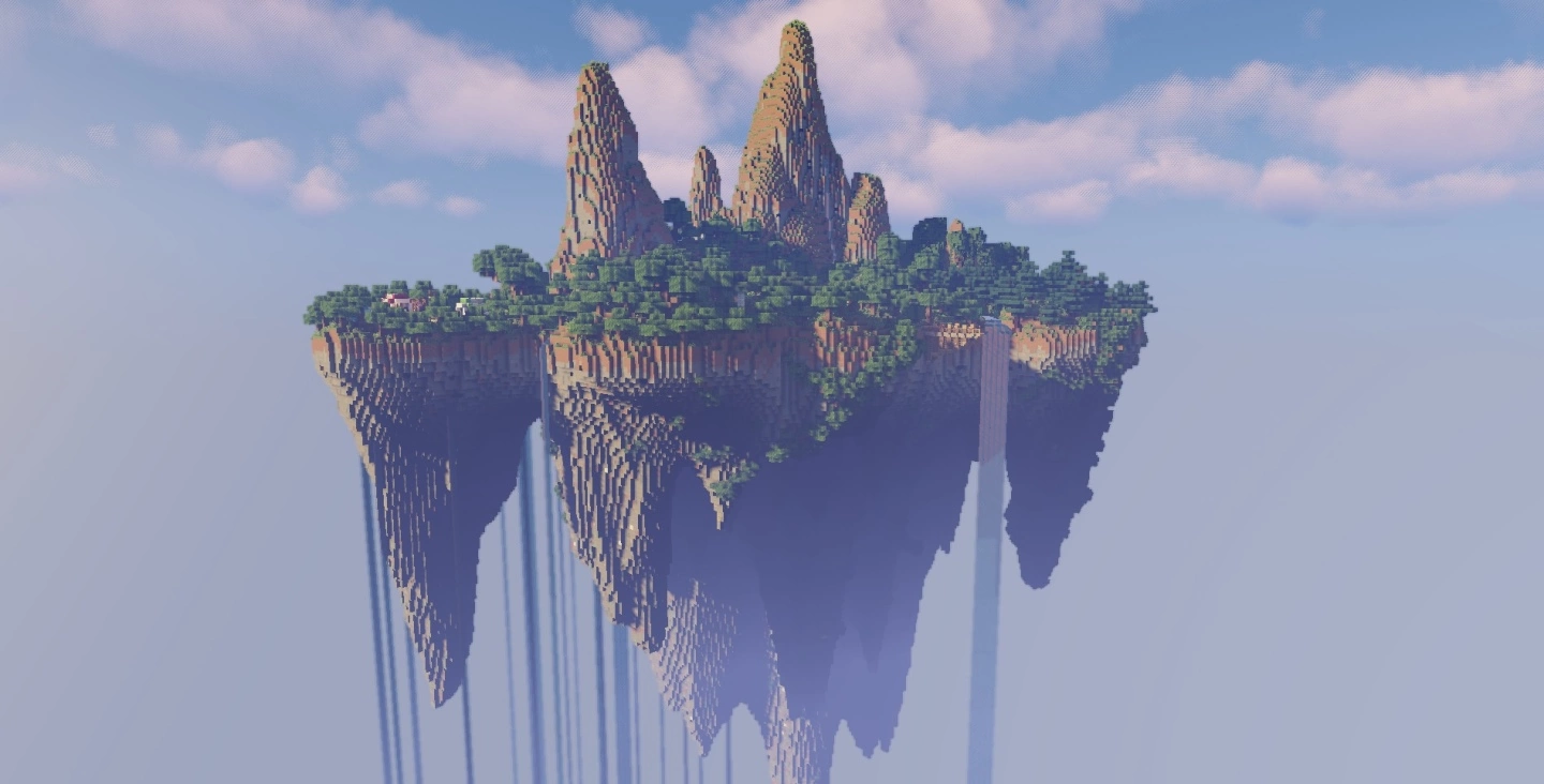 Minecraft 玩家自製壯麗浮空島世界引發迴響 社群讚嘆彷彿 音速小子 天使島 再現 遊戲基地gamebase