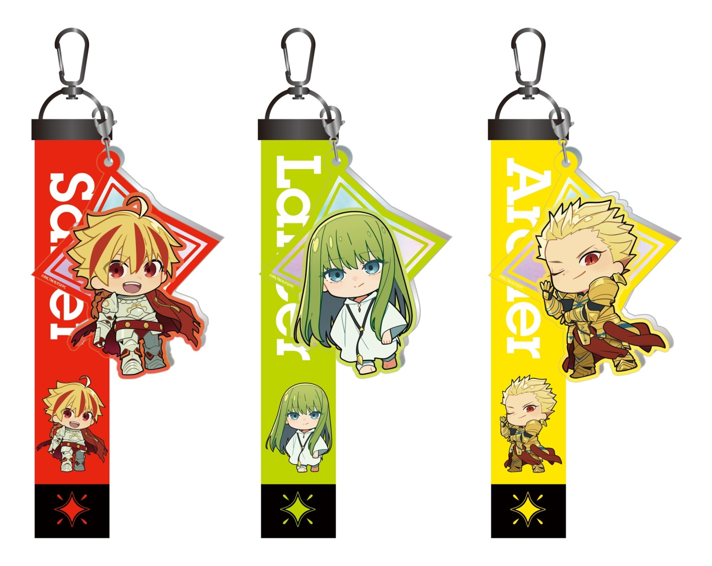 《Fate／strange Fake》壓克力吊飾飄帶組(預購)