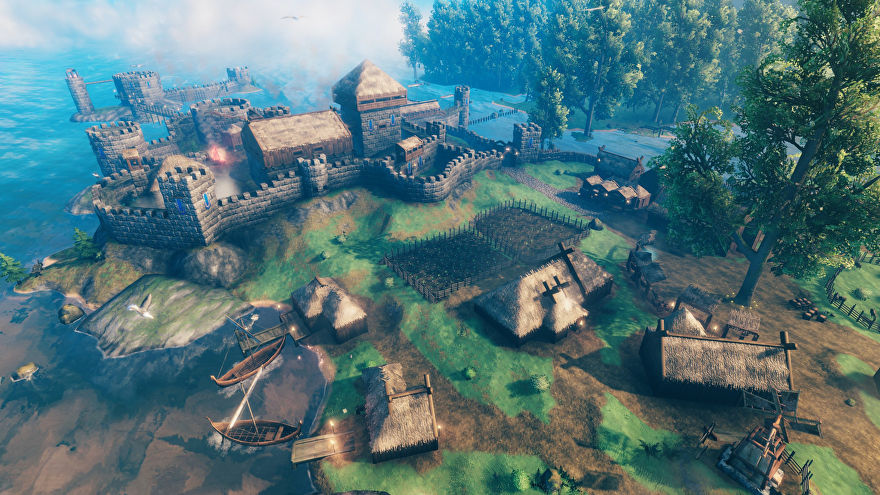 維京人閒到打彈珠《Valheim》玩家打造出巨型超大型彈珠台