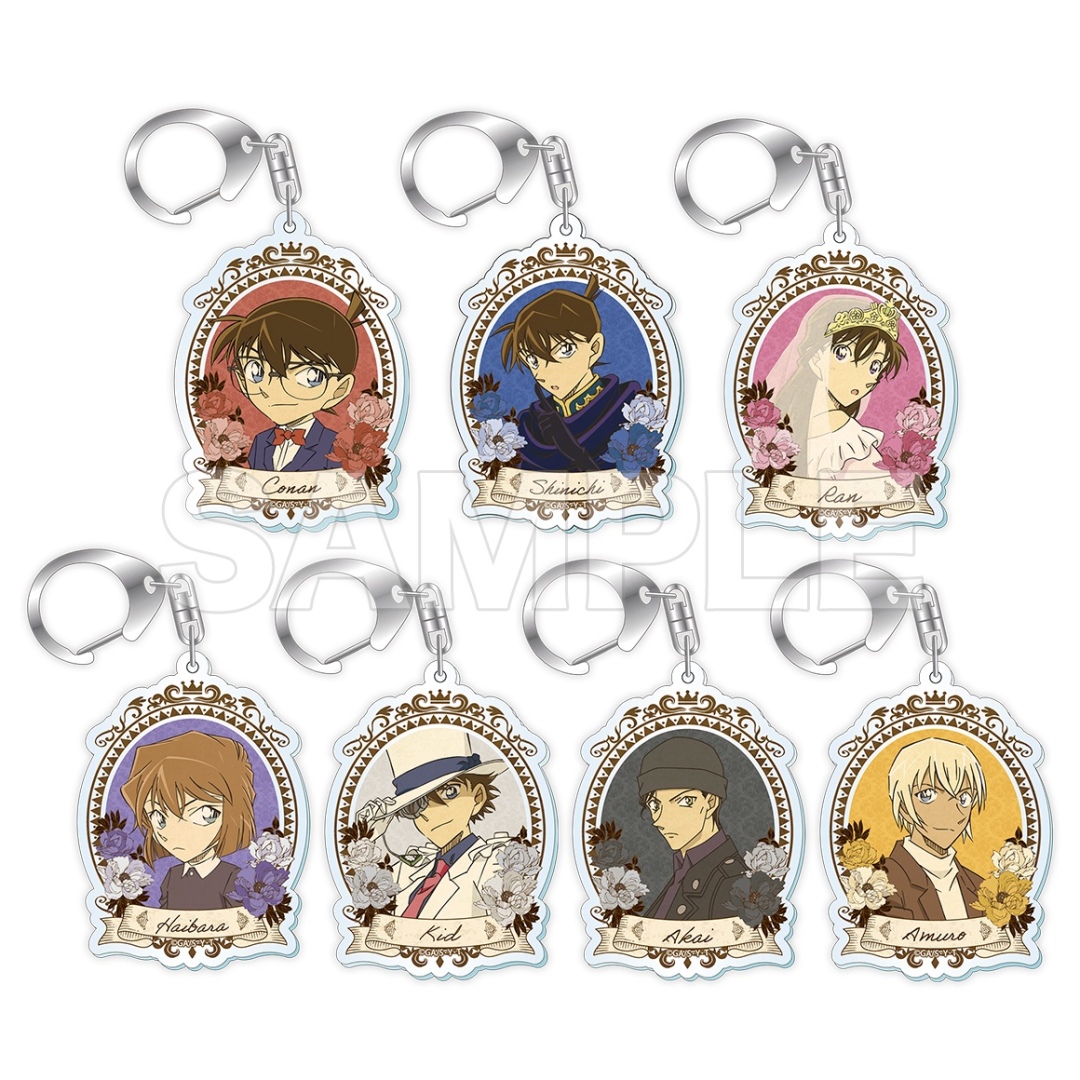《名偵探柯南》日版典雅風格壓克力鑰匙圈