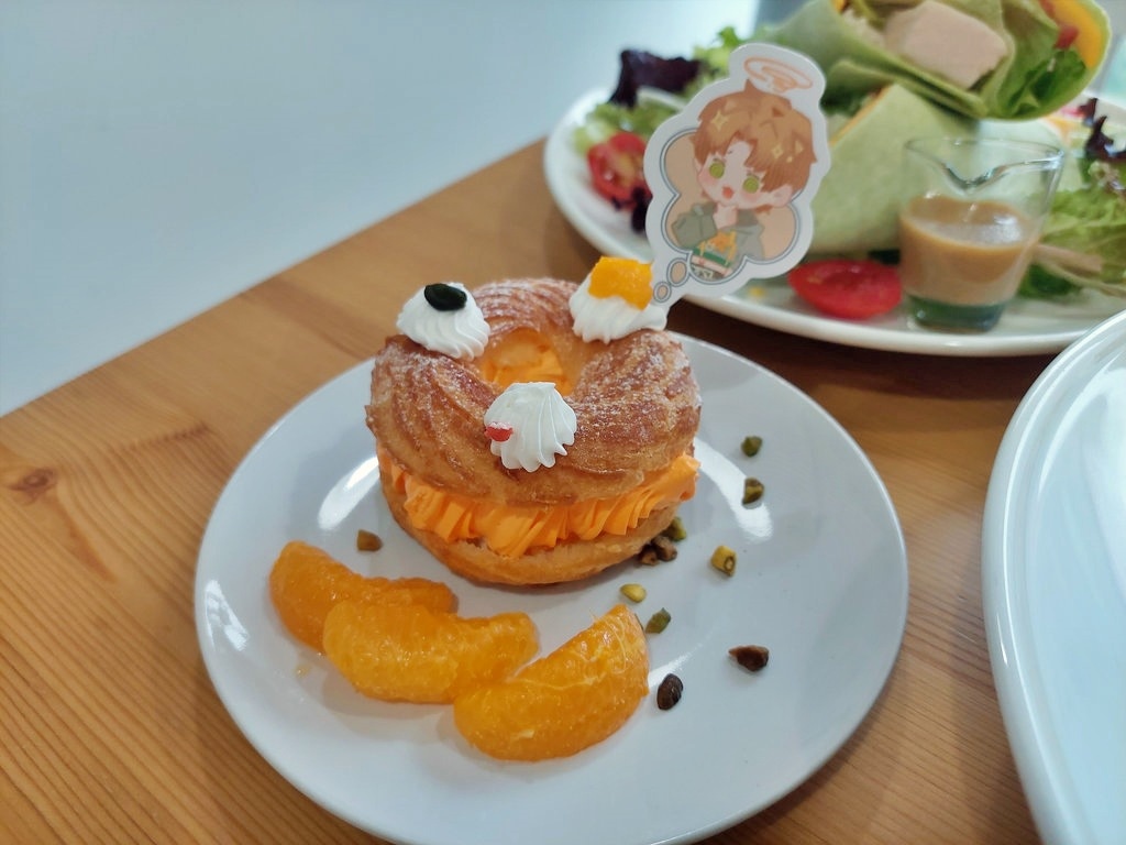 夏鳴星甜點「暖風畫絮」柑橘奶油泡芙圈