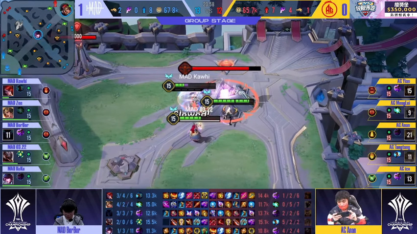 《Garena傳說對決》AIC 2021國際賽八強名單出爐 GCS 賽區全員晉級 HKA、ONE、MAD 挑戰冠軍寶座