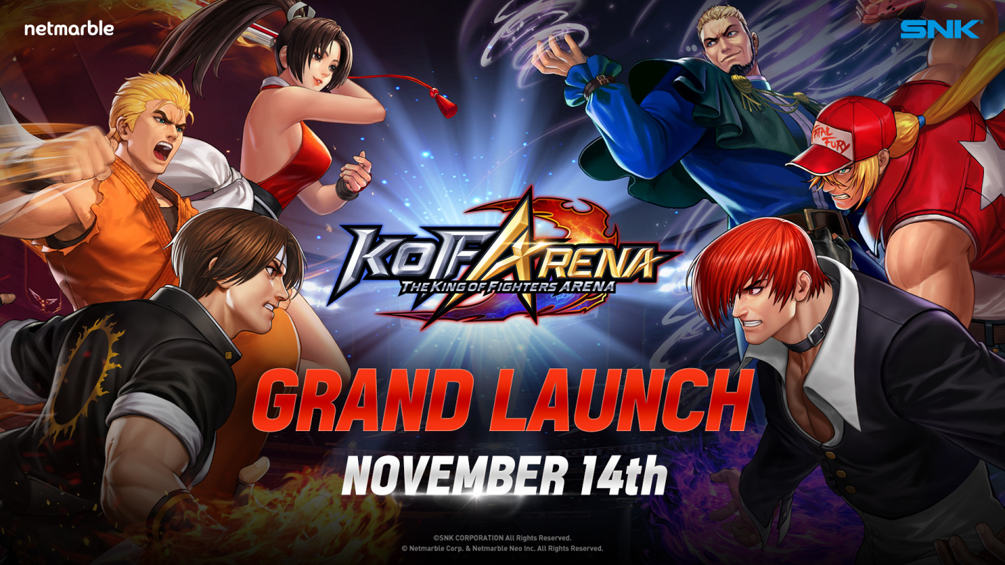 《THE KING OF FIGHTERS ARENA》上市日期揭曉 同步推出首次NFT控制器預售