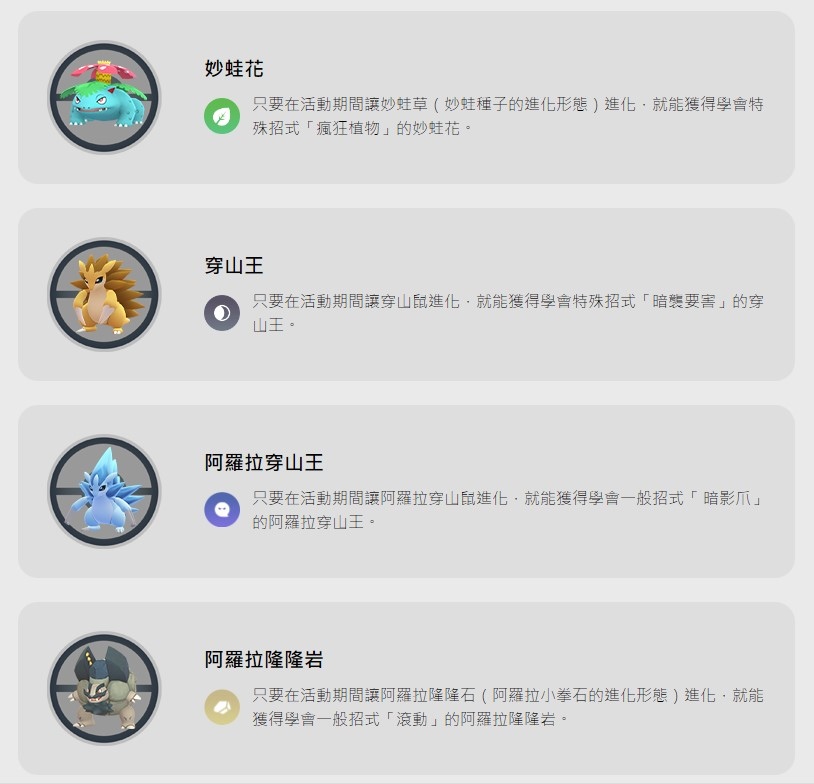 《Pokémon GO》12 月社群日公開登場寶可夢情報，2021／2022 寶可夢限定招式萬勿錯過