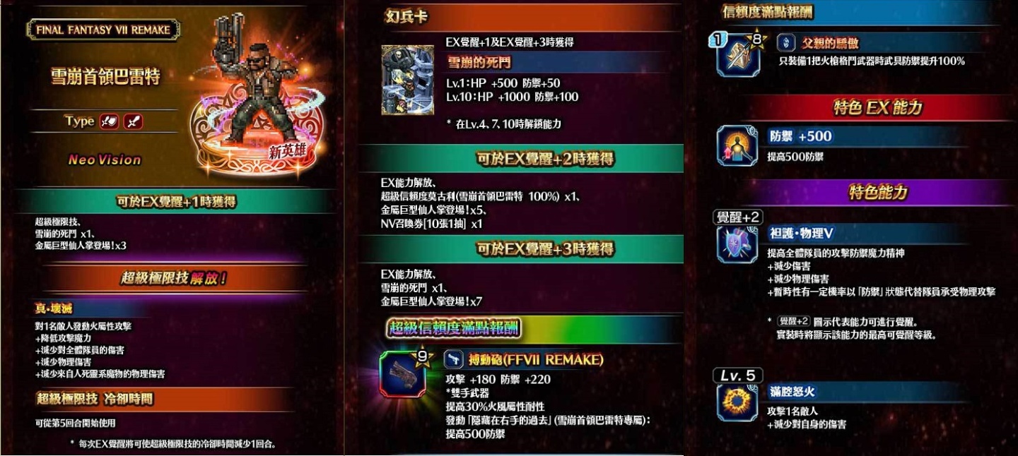 《FFBE》x 《FFVII REMAKE》合作活動即刻開跑！全新英雄『克勞德‧史特萊夫』參戰！