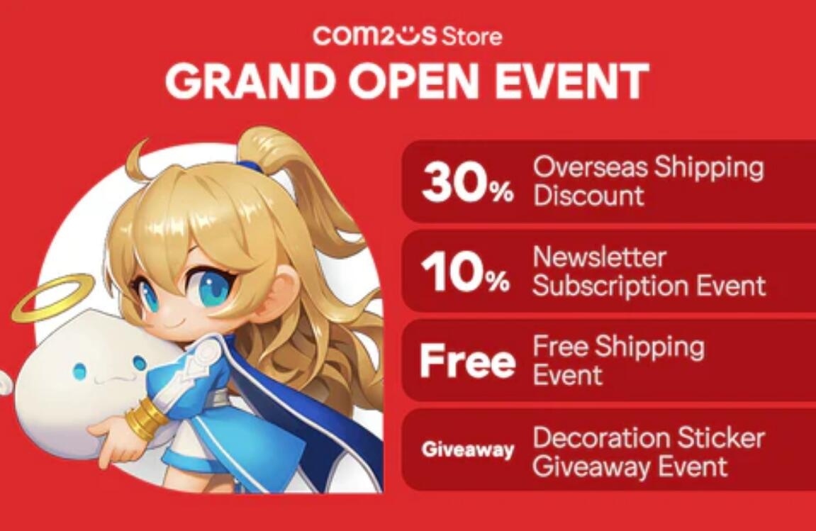 Com2uS Store 全球盛大開幕！《魔靈召喚》超人氣周邊商品公開販售