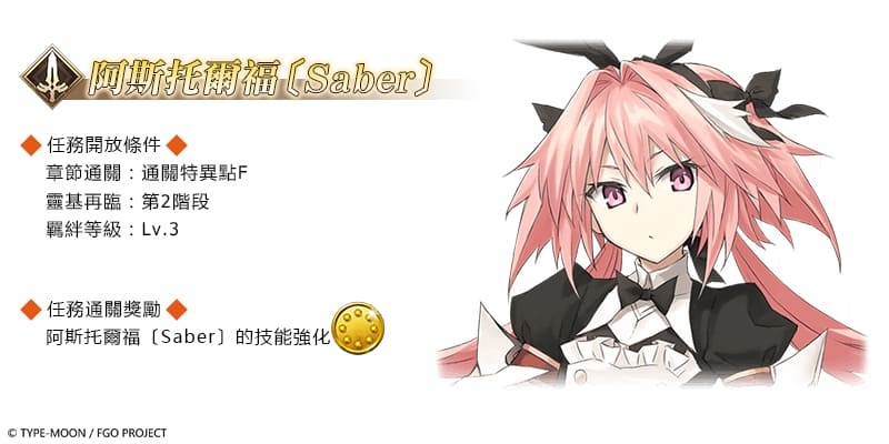 《Fate/Grand Order》主線劇情第2部 第6章後篇釋出！全新從者「★5妖精騎士蘭斯洛特」即將實裝