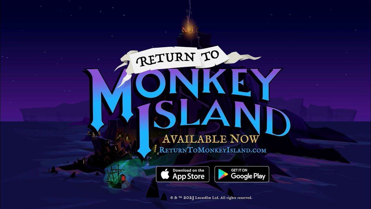 超絕好評傳奇海盜冒險《重返猴島 Return to Monkey Island》今日正式「停泊」手機雙平台