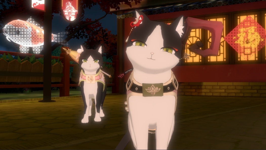 貓擬人主題卡牌經營 RPG《貓之城》龍貓相遇，雲家姐妹賀新春