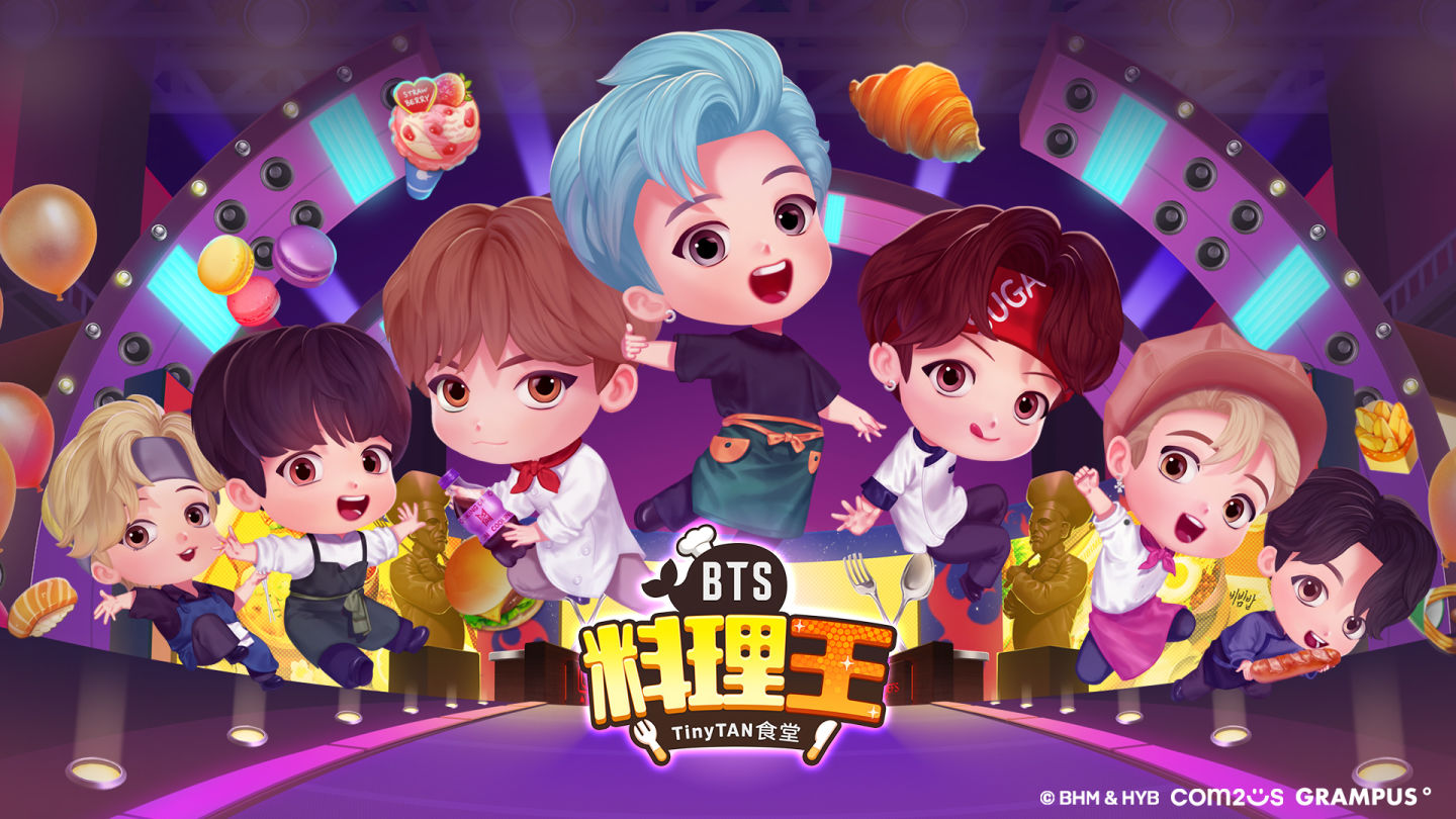 Com2uS《BTS料理王：TinyTAN食堂》事前預約開始！官方社群頻道全面上線搶攻全球市場