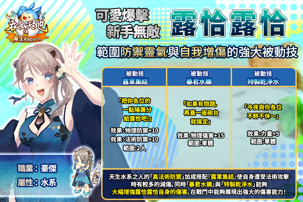 《吞食天地2：誕生Reborn》正式上市，帶著露恰露恰共闖可愛新三國贏在起跑點！