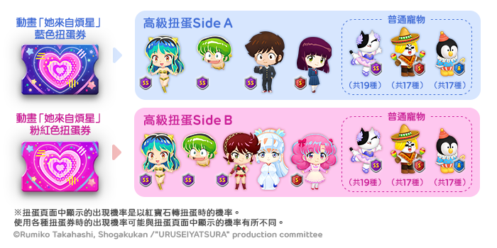 《LINE Bubble 2》×動畫《她來自煩星》聯名合作！「拉姆、諸星當」高級扭蛋登場