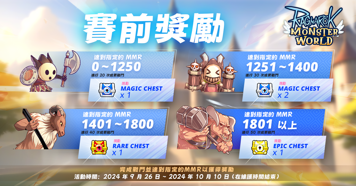 封印解除，通往怪物世界大門開啟！《Ragnarok Monster World》正式上線