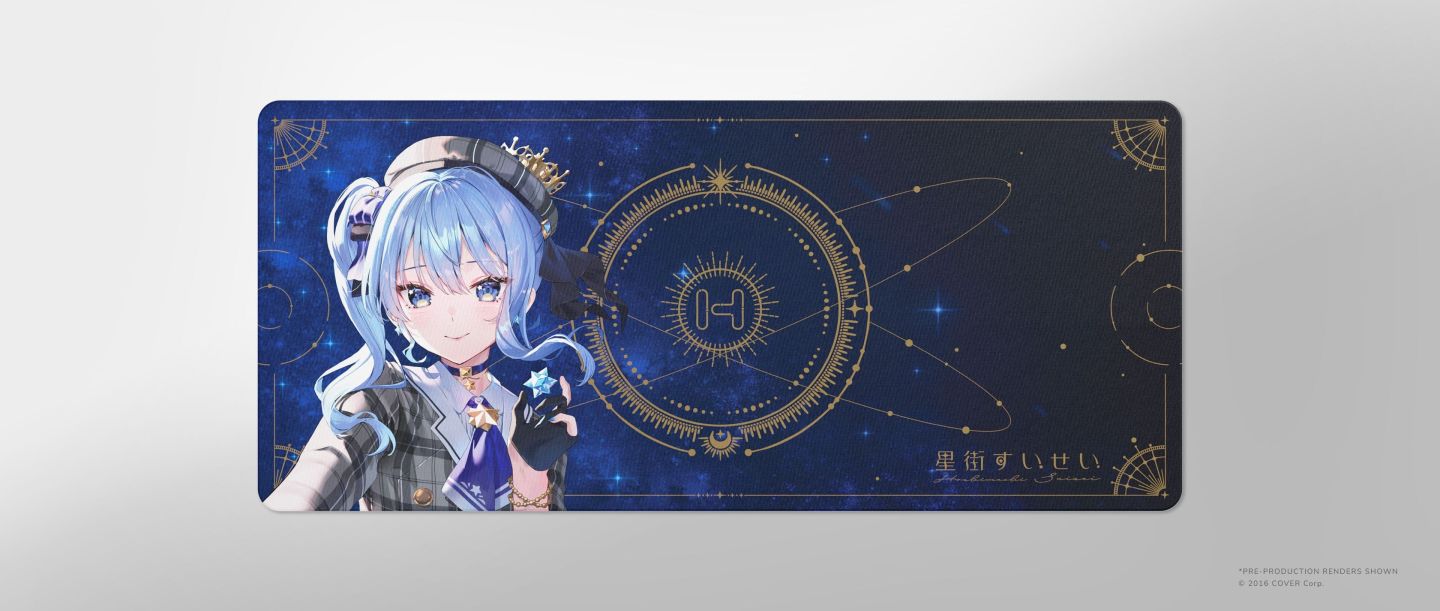 讓你的桌面星光閃耀!hololive 星街彗星 x HYTE 聯名機殼&桌墊鍵帽組開放預購