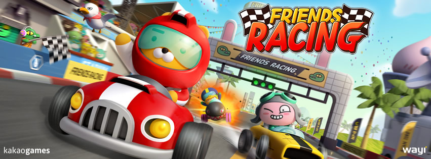 KAKAO FRIENDS化身賽車手《FRIENDS RACING》競速遊戲預計今年底於台港澳上市