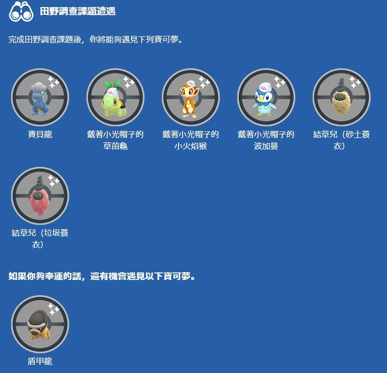 《寶可夢 晶燦鑽石／明亮珍珠》歡慶上市！《Pokémon GO》神奧主題帽子御三家即將現身