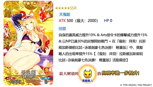 《Fate/Grand Order》繁中版限時復刻泳裝活動！四款夏日裝扮「靈衣開放權」再次登場