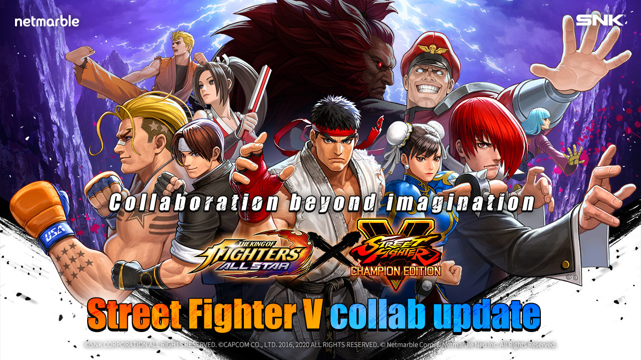 《THE KING OF FIGHTERS ALLSTAR》X《快打旋風》聯名格鬥家登場