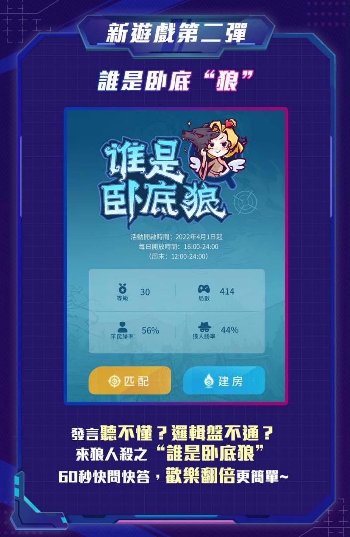 《天黑請閉眼》新遊戲開發日誌曝光！呼籲關懷狼人打造2D橫向動作遊戲《狼利歐》