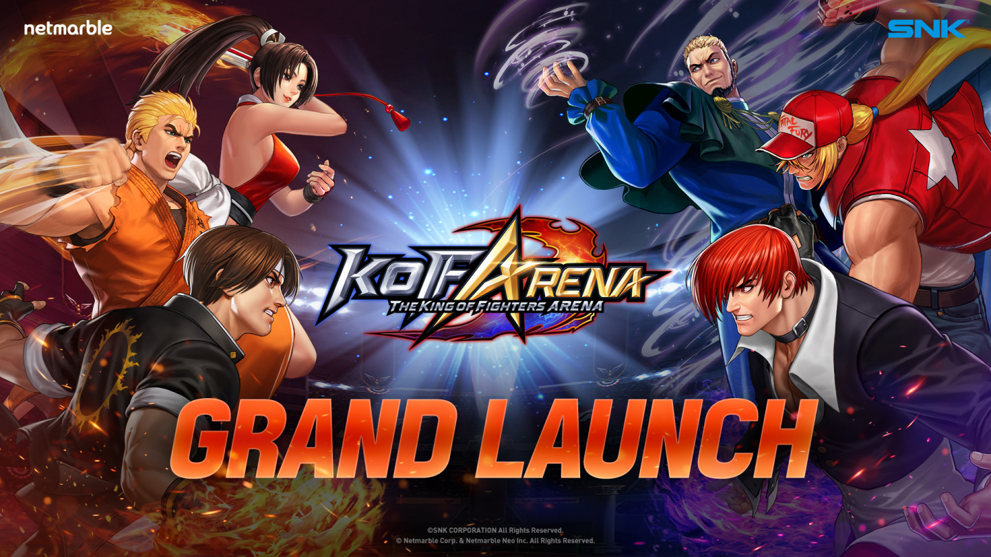 《THE KING OF FIGHTERS ARENA》事前預約突破200萬 今日全球正式上市！