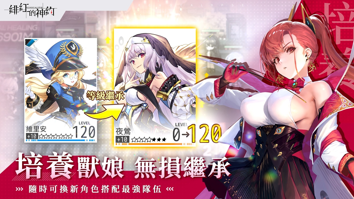 獸娘婆爆啦！卡牌策略RPG《緋紅的神約 Echocalypse》正式上線  四大陣營PK賽開跑
