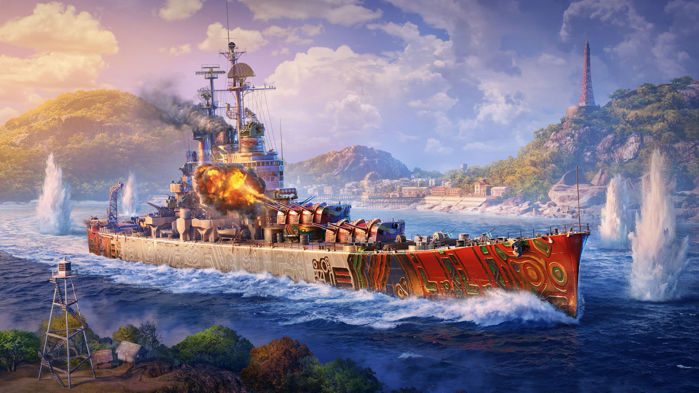 《戰艦世界》x Hololive 合作第二彈即將登場，獅白牡丹等四位Vtuber成為新指揮官！