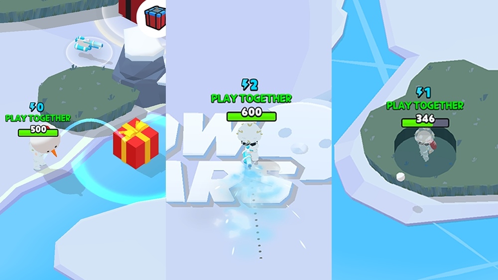 《天天玩樂園》推出新遊戲「SnowWars.io」！在純白的雪地上來一場愉快雪仗