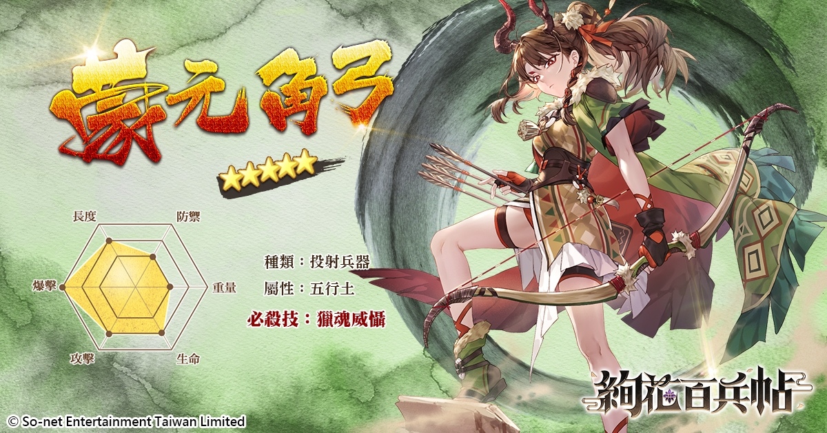 《絢花百兵帖》新春慶典活動「一矢除歲宴珍饈」登場！限定劍姬、新年系列活動讓你爽「玩」龍年