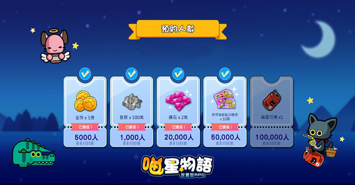 休閒放置手遊《喵星物語：放置型RPG》事前預約開放中