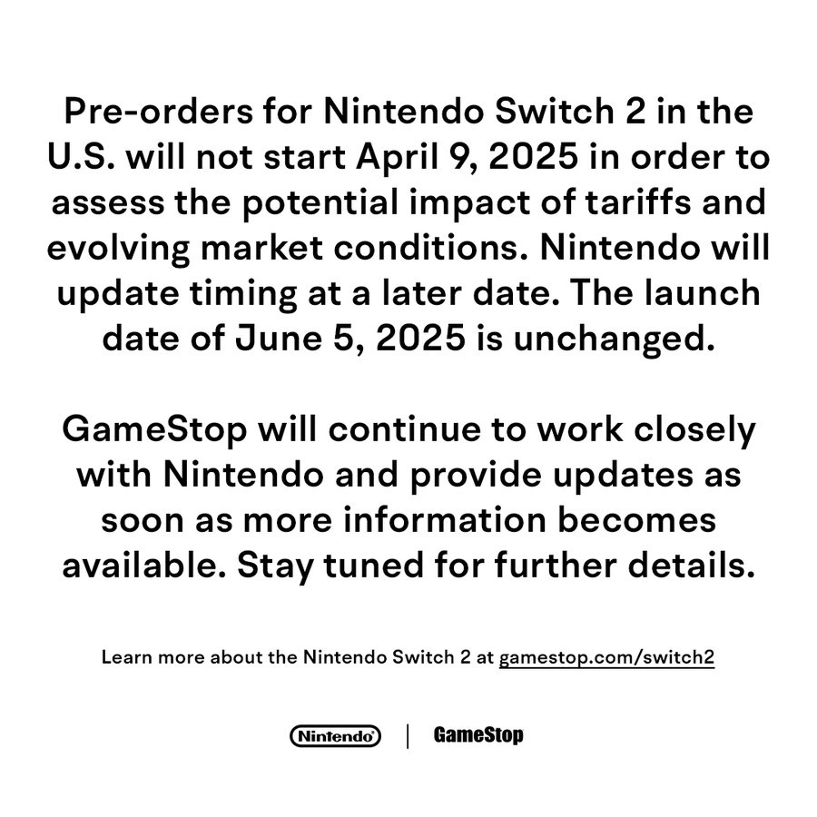Nintendo Switch 2 美國預購預定 4/24 開始,主機遊戲穩住但配件漲了