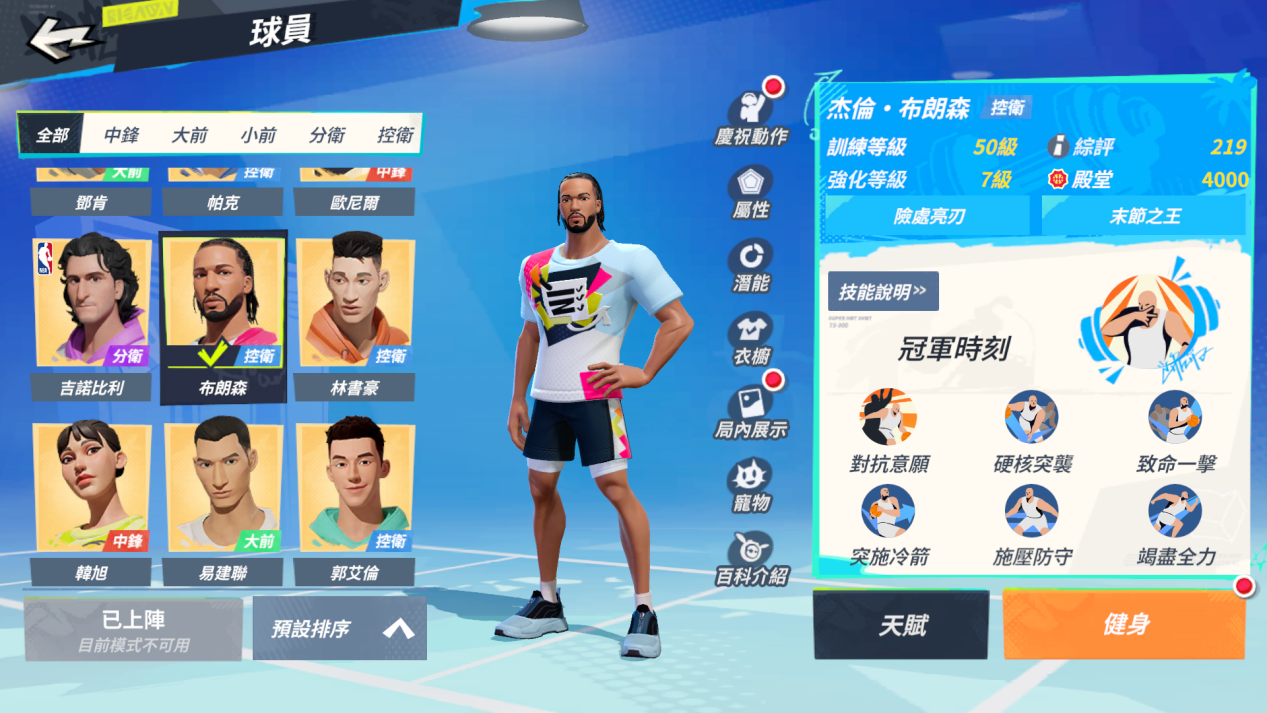 圖1：傑倫&middot;布朗森（Jalen Brunson）球員特性