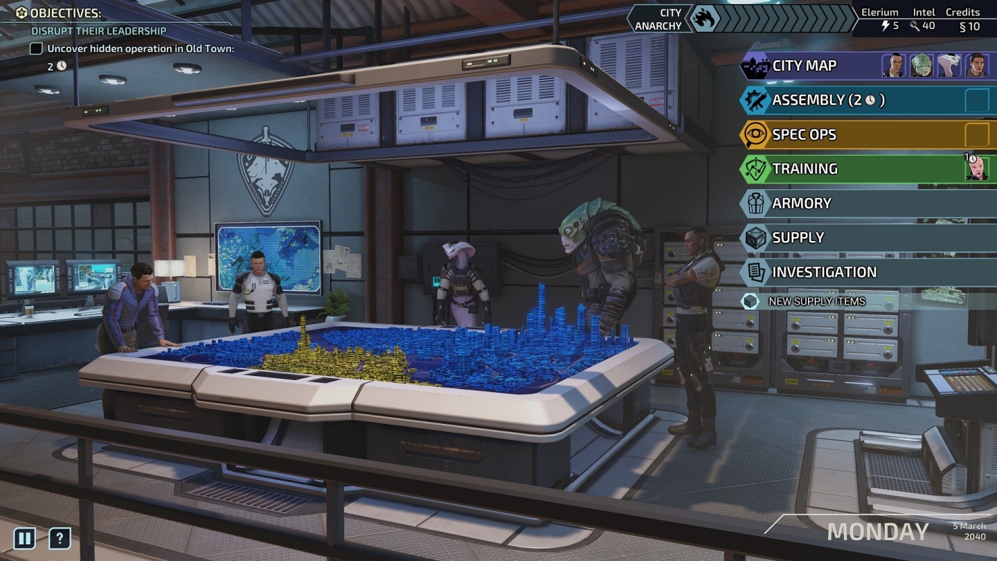 XCOM Chimera Squad - HQ Management