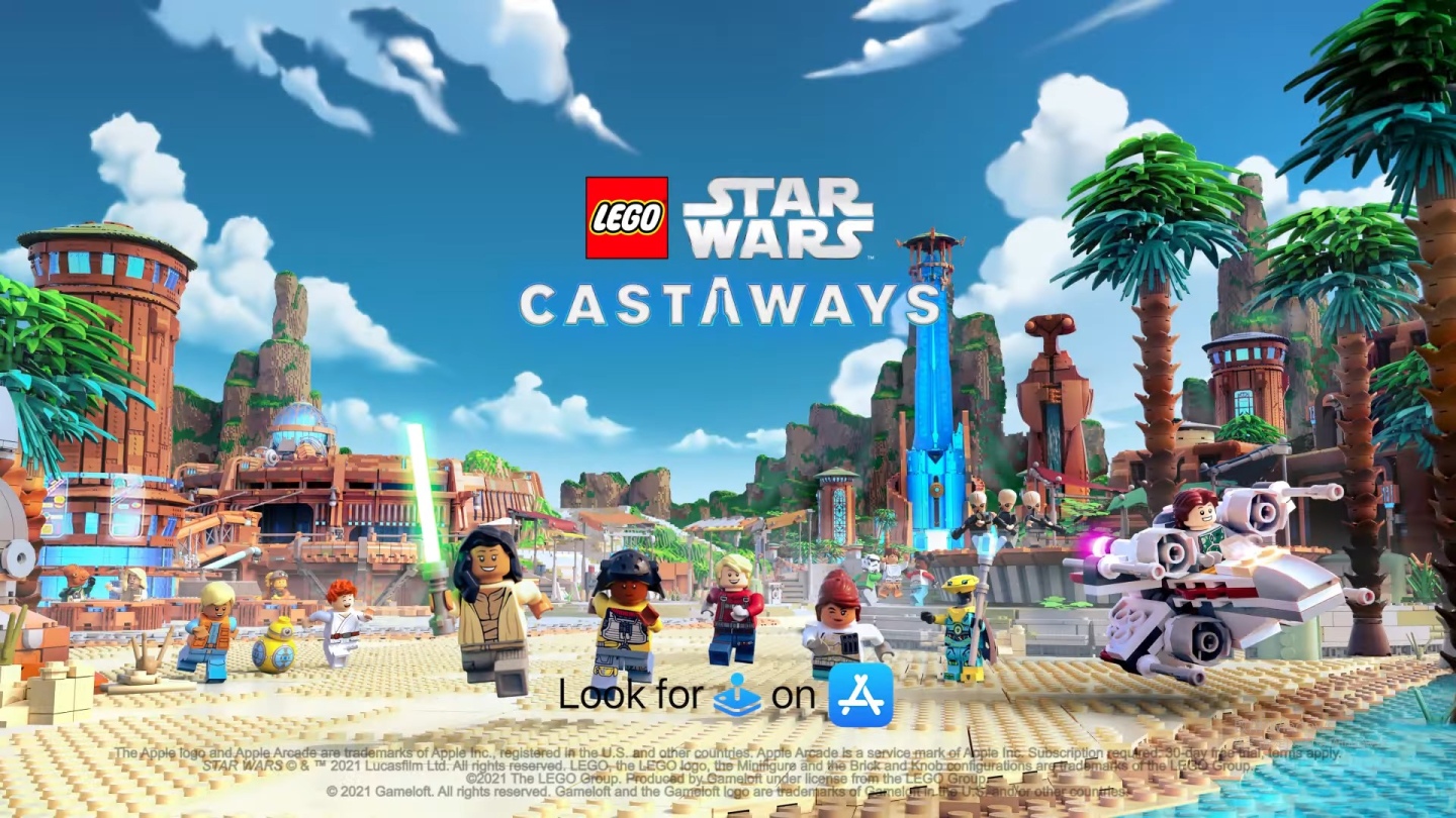 樂高創新社交型遊戲《LEGO STARWARS：Castaways》11/19在Apple Arcade登場！