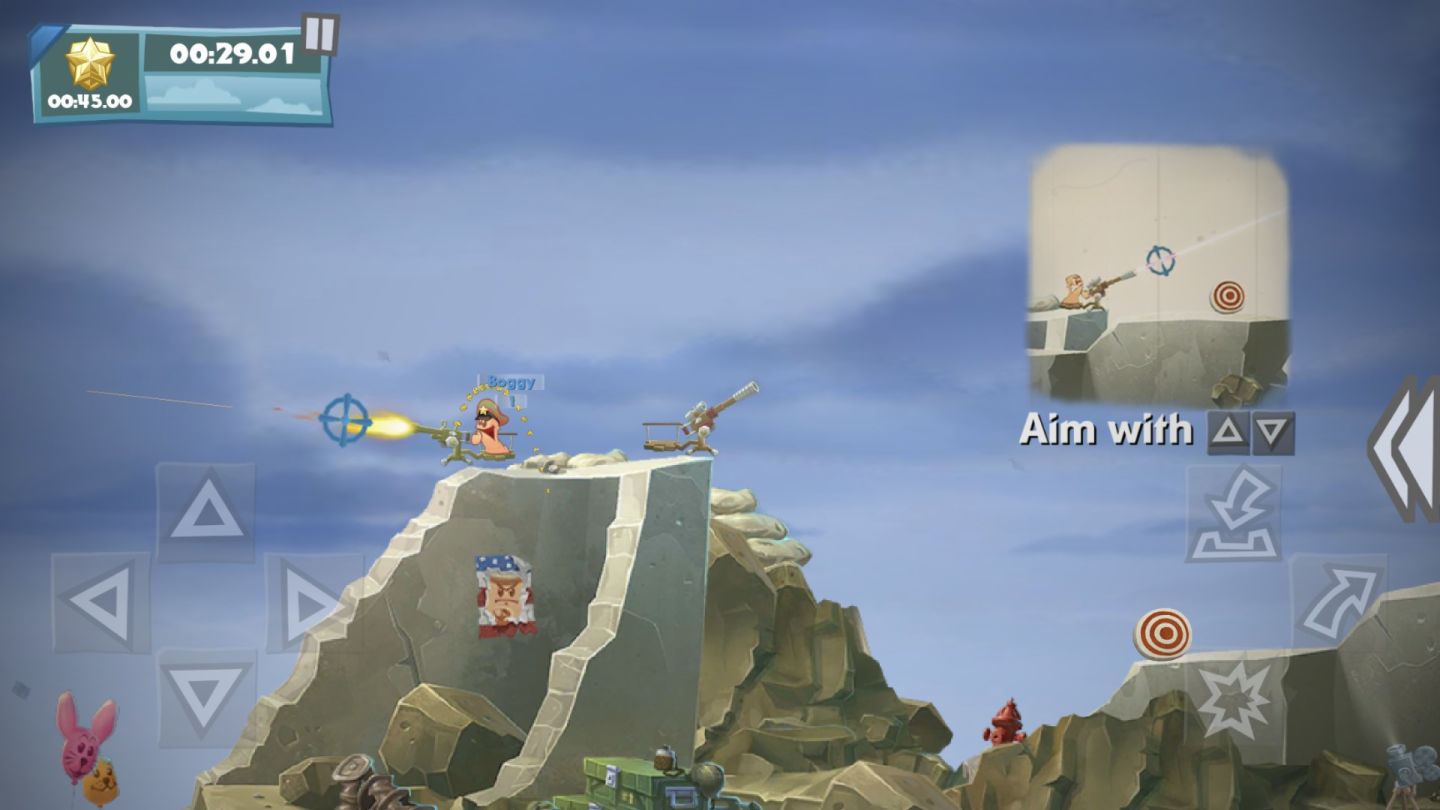 《百戰天蟲 W.M.D》手機移植版《Worms W.M.D：Mobilize》雙平台開放下載