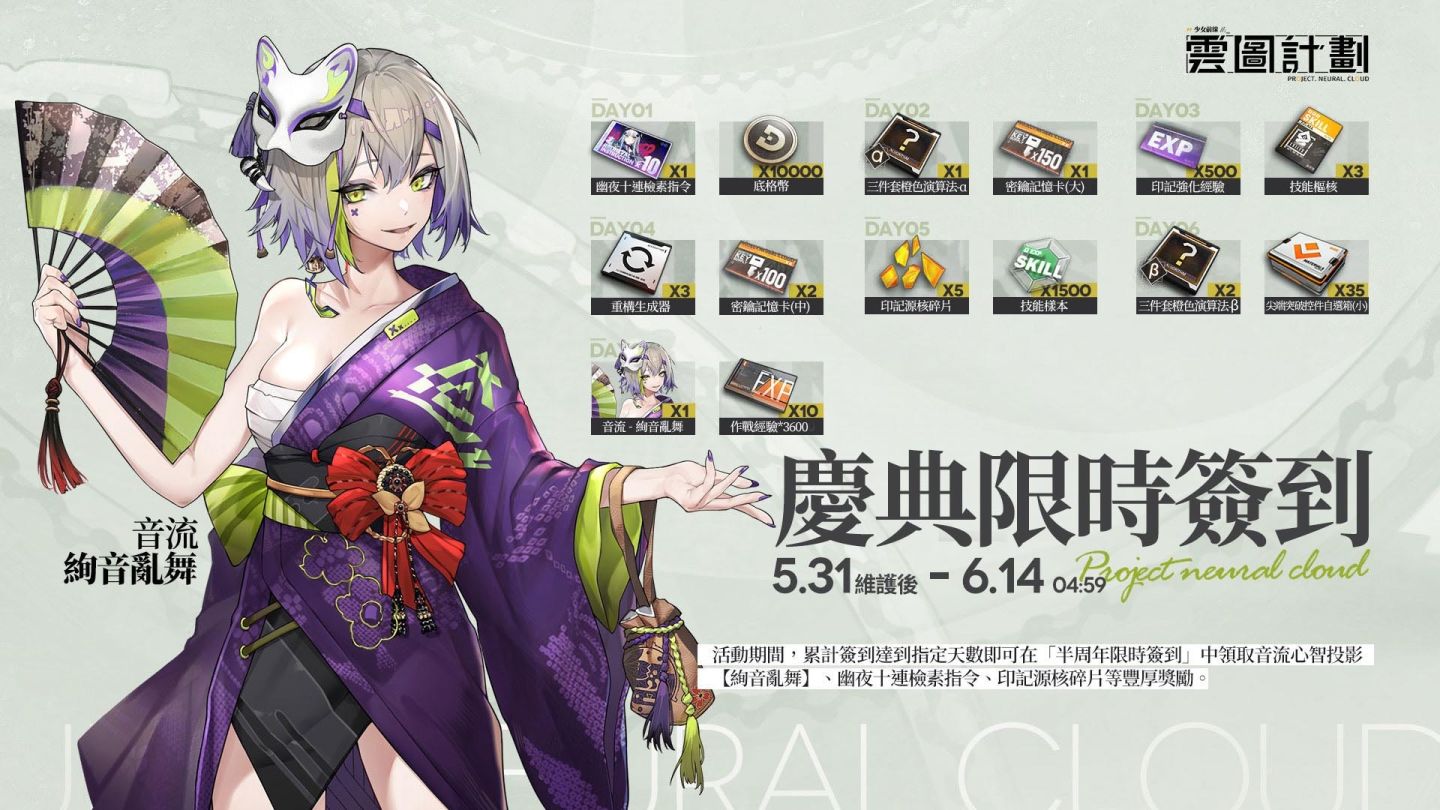 《雲圖計劃》全新人形「可露凱」抵達綠洲！專屬關卡「殊途逐影」同步登場