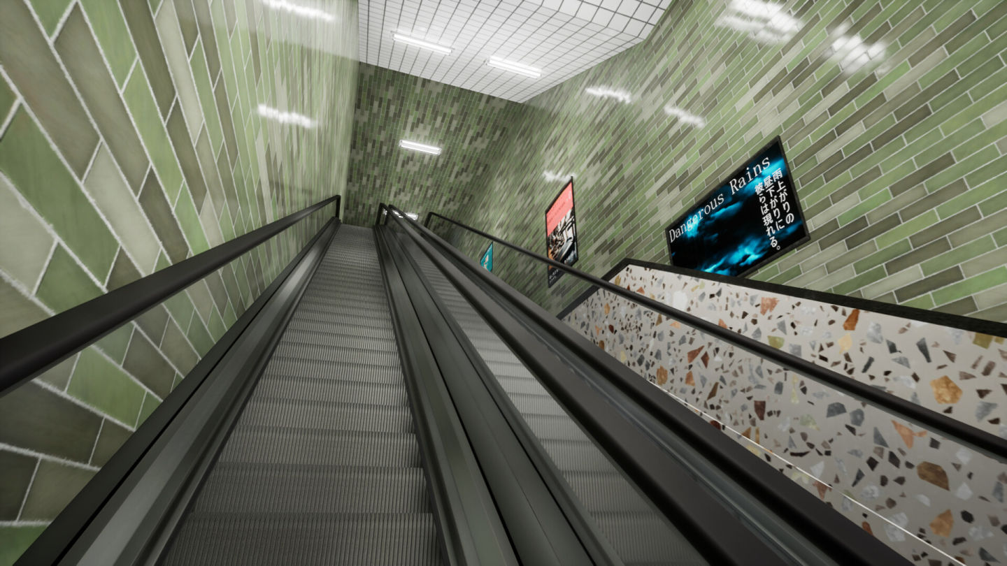 《8號出口》類型找錯逃脫遊戲《電扶梯 Escalator》發表，能找出異常回到地面上嗎？