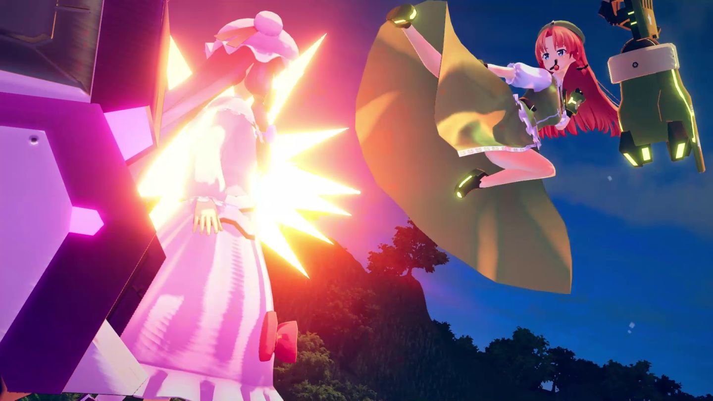 《東方Project》二次創作超高速彈幕《幻想女武神》紅美鈴參戰