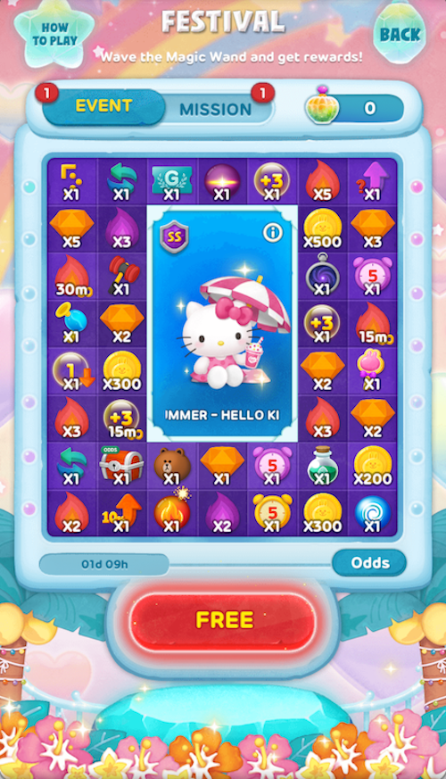 《LINE Bubble 2》與「三麗鷗明星家族」聯名合作來囉！獨家設計角色高級扭蛋登場