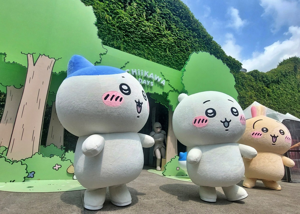 三小隻在媒體場開始前也跑出來給大家拍照