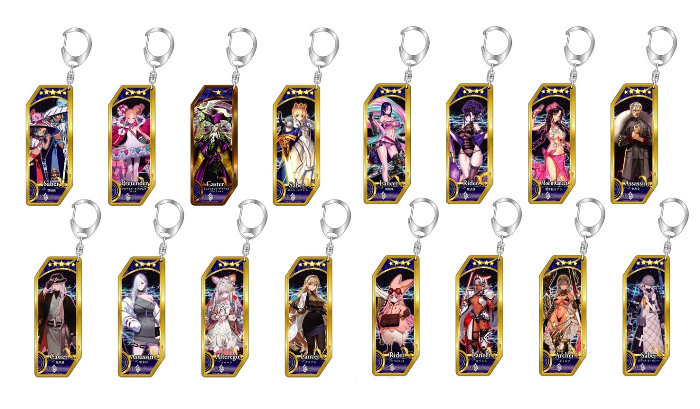 《Fate/Grand Order》日版從者系列鑰匙圈