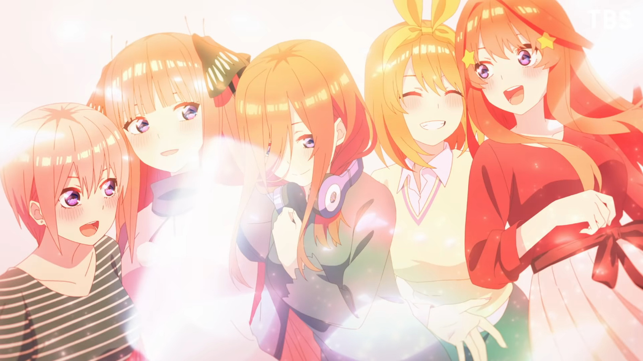 2021一月新番《五等分的新娘∬》確定1/7深夜播出，正式預告收錄五姊妹令人心動一幕