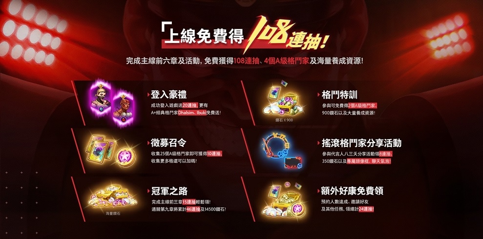 《快打旋風：對決》雙平台正式上線，代言人八三夭登場送108抽開服豪禮