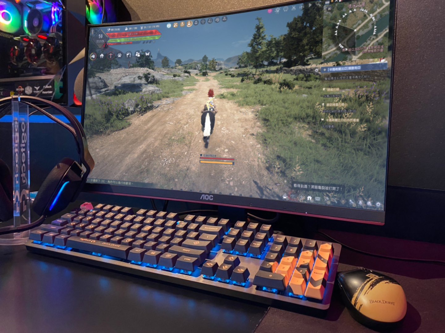 Logitech G 攜手《黑色沙漠》推出聯名機械式電競鍵盤、鍵帽及無線電競滑鼠