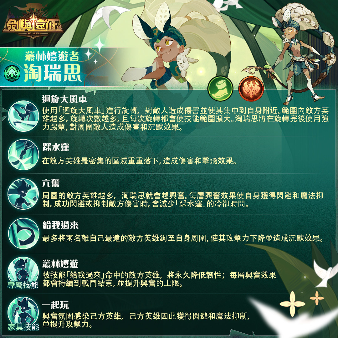 《劍與遠征》綠裔英雄淘瑞思登場 完成獵魔懸賞贏得豐厚獎勵