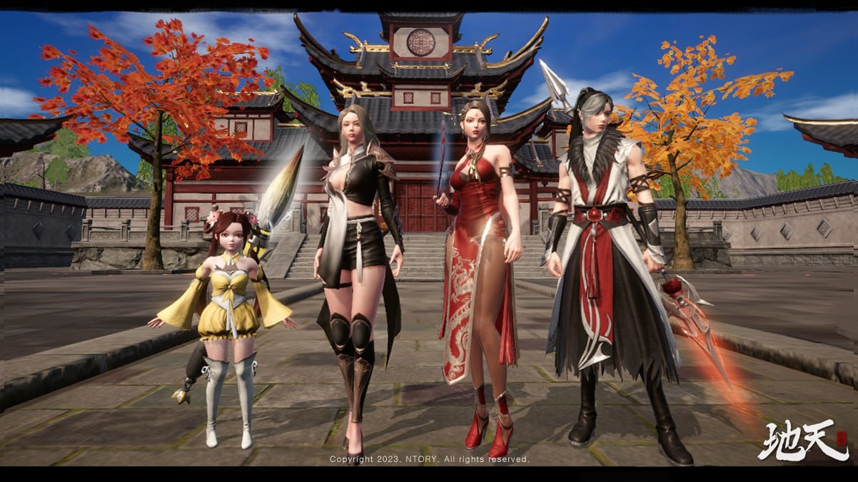 《十二之天M》ntori 武俠風 MMORPG《地天》9 月底 CBT 封測！四大職業搶先公開