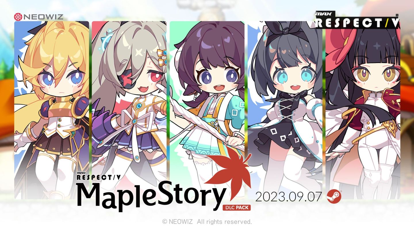《DJMAX RESPECT V》X《楓之谷》合作推出全新DLC原創新曲〈Story of Maple〉
