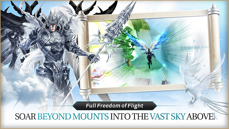 360 度飛行冒險 MMORPG《Ancient World》韓國事前預約啟動
